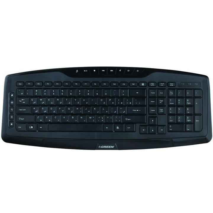 کیبورد آفیشیال مالتی‌مدیا گرین GK-501 Green GK-501 Official Multimedia Keyboard